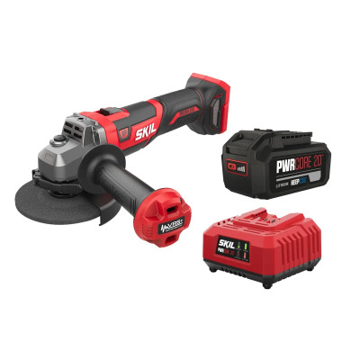 Skil Шліфмашина кутова акумуляторна 3930 CB XP 125мм безщіткова 20В 1х5А·рік 8500об·хв VRS+ плав. пуск 1.88 кг