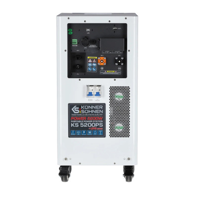 Könner & Söhnen Портативна електростанція Konner&Sohnen KS 5200PS, 5200Вт, 5120Вт·год, LifePo4, UPS, 56кг