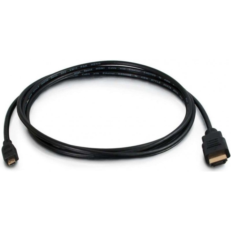 C2G Кабель перехідник HDMI micro на HDMI 0.5 м 10.2Gbps