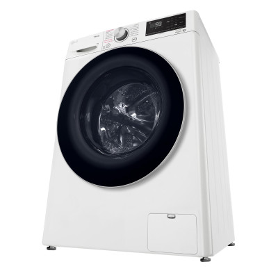 LG Пральна машина фронтальна, 7кг, 1200, A+++, 48см, дисплей, пара, інвертор, білий LG Пральна машина фронтальна, 7кг, 1200, A+++, 48см, дисплей, пара, інвертор, білий