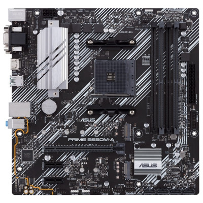 ASUS Материнська плата PRIME B550M-A sAM4 B550 4xDDR4 M.2 HDMI-DVI-VGA mATX