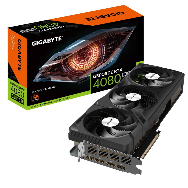 Gigabyte Відеокарта GeForce RTX 4080 SUPER 16GB GDDR6X WINDFORCE V2