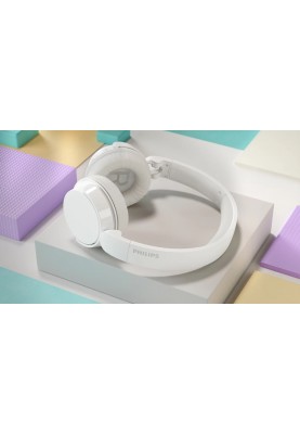 Philips Навушники On-ear TAH4209 BT 5.3, Wireless, Mic, Білий