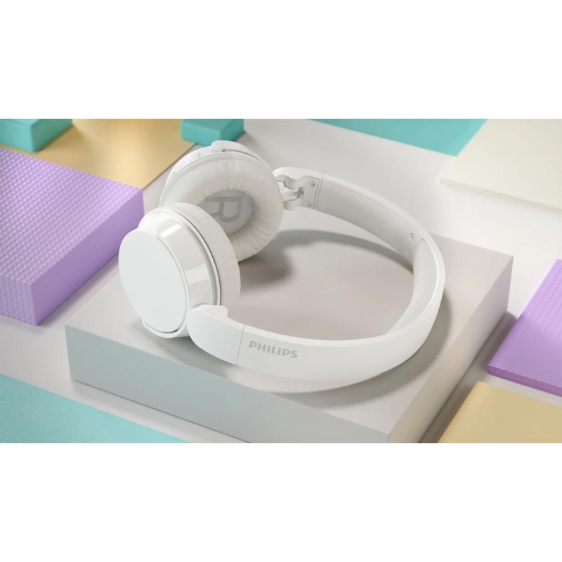 Philips Навушники On-ear TAH4209 BT 5.3, Wireless, Mic, Білий