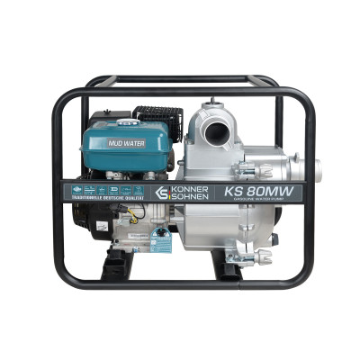 Könner & Söhnen Мотопомпа бензинова KS 80MW 1000л/хв 9.0к.с 60кг
