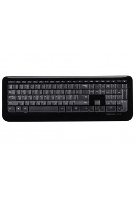 Microsoft Комплект Microsoft Desktop 850 109key, WL, EN/UKR/RU, Чорний