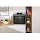 Gorenje Духова шафа електрична, 77л, A+, пара, дисплей, готування на різних рівнях, нерж