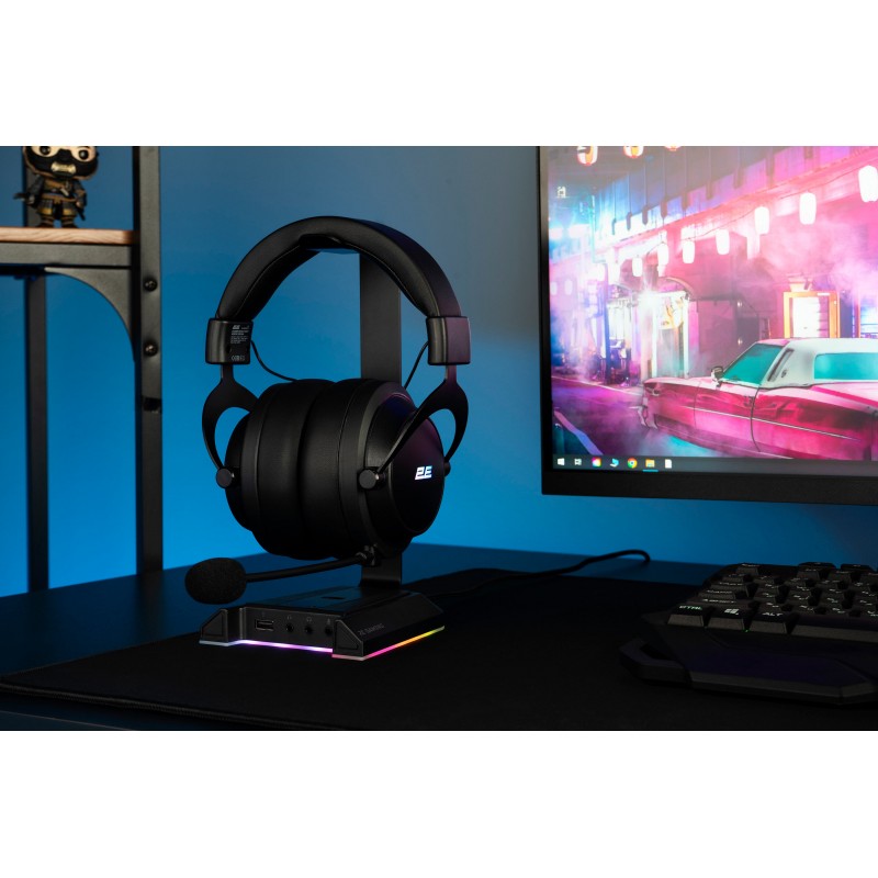 2E Gaming Гарнітура HG360 RGB WL 7.1 Black