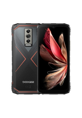 Doogee Смартфон Blade 10 Pro 6.56" 6/256ГБ, 2SIM, 5150мА рік, чорно-червоний