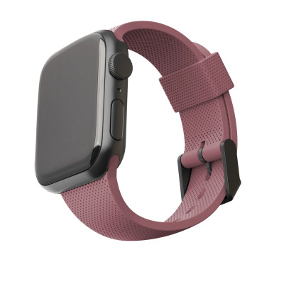 UAG Ремінець [U] для Apple Watch 44/42 Dot Silicone, Dusty Rose