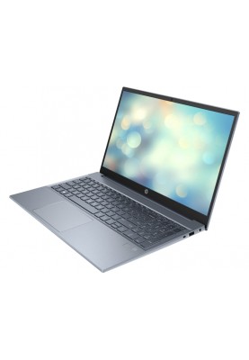 HP Ноутбук Pavilion 15-eh3018ua 15.6" FHD IPS AG, AMD R5-7530U, 16GB, F512GB, UMA, DOS, синій