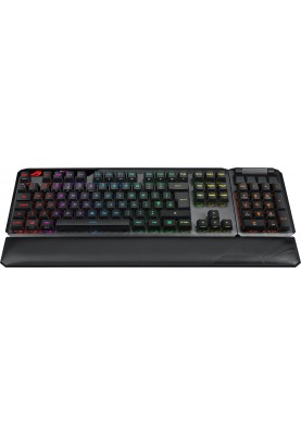 ASUS Клавіатура ROG CLAYMORE II RD RGB 108key USB/WL EN Black