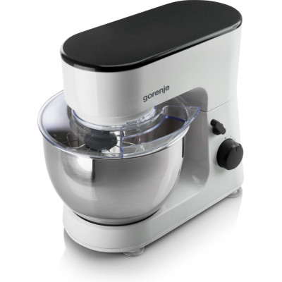 Gorenje Кухонна машина 600Вт, чаша-метал, корпус-пластик, насадок-3, білий