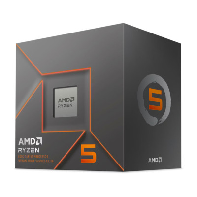 AMD Центральний процесор Ryzen 5 8600G 6C/12T 4.3/5.0GHz Boost 16Mb Radeon Graphics AM4 65W Wraith Stealth cooler Box