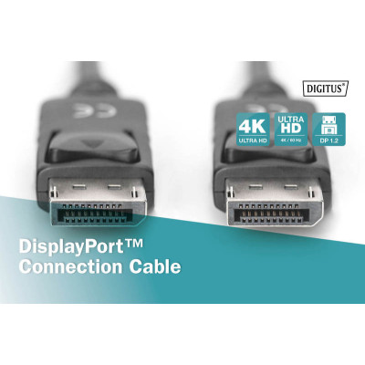 Digitus Кабель DisplayPort (AM/AM) 15m, black
