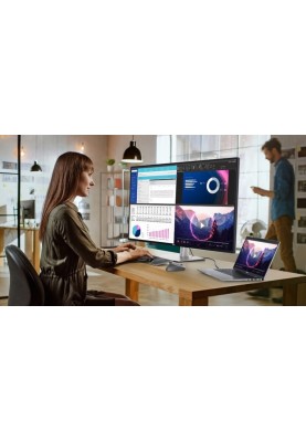 Dell Монітор 43" U4323QE 2xHDMI, 2xDP, USB-C, RJ-45, MM, IPS, 3840x2160, sRGB 95%, HAS