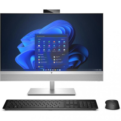 HP Комп'ютер персональний моноблок EliteOne 870-G9 27" QHD IPS AG, Intel i7-14700, 16GB, F512GB, UMA, WiFi, кл+м, 3р, Win11P
