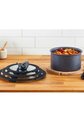 Tefal Кришка скляна Ingenio 26 см , скло, силікон