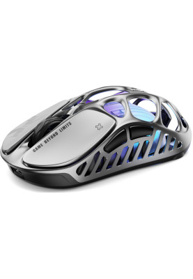 GravaStar Миша Mercury X Pro, 8K, BT/WL/USB-A, RGB, сірий