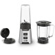Tefal Блендер стаціонарний Minimix Glass 400Вт, чаша-700мл, ємність для смузі to go, скло, сірий
