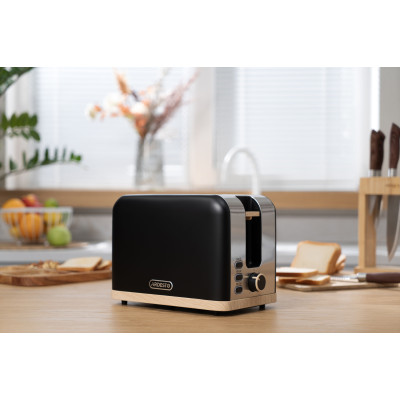 ARDESTO Тостер T-F420BWD, 800Вт, метал, 2 слоти, чорний