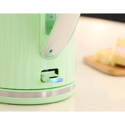 Russell Hobbs Електрочайник Eden, 1.7л, нержавіюча сталь, пластик, фісташковий