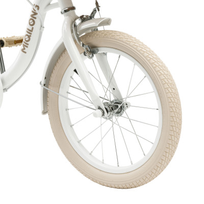 Miqilong Дитячий велосипед LS 16" білий