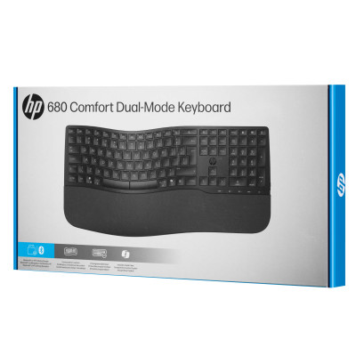HP Клавіатура мембранна HP 680 Comfort Dual-Mode 111key, BT, EN/UK, чорний HP Клавіатура мембранна HP 680 Comfort Dual-Mode 111key, BT, EN/UK, чорний