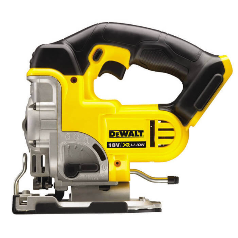 DeWALT Лобзик акумуляторний 18.0В XR 3000кол/хв хід 26мм 2.3кг без АКБ та ЗП DeWALT Лобзик акумуляторний 18.0В XR 3000кол/хв хід 26мм 2.3кг без АКБ та ЗП