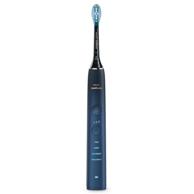 Philips Щітка зубна електр., Sonicare DiamondClean 9000 Series, 62т. колив/хв, насадок-1, футляр, Bluetooth, чорний