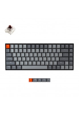 Keychron Клавіатура K2 84 Key Gateron G PRO Brown Hot Swap RGB WL UA Black