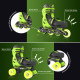 NEON Ролики COMBO SKATES Салатовий (Размер 30-33)