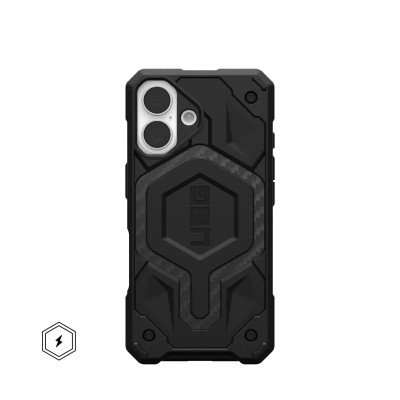 UAG Чохол для iPhone 16, Monarch Pro Magsafe, Carbon Fiber