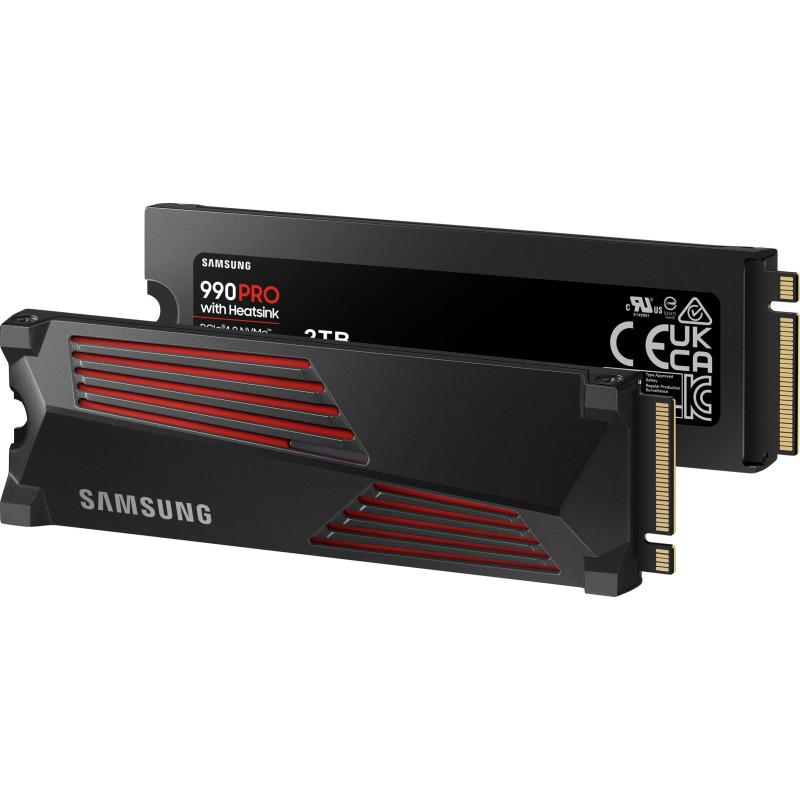Samsung Накопичувач SSD M.2 2TB PCIe 4.0 990PRO + радіатор