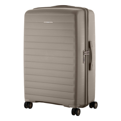 2E Валіза, Aero, поліпропілен, велика, 99/119 л, TSA, 4 колеса, EXP, сіро-коричневий