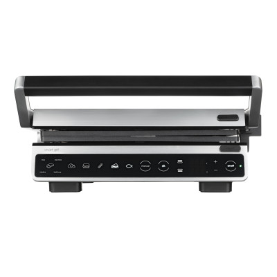 ARDESTO Гриль прижимний 2000Вт, темп. режимів-6, з`ємні пластини, розкриття на 180°, сріблястий