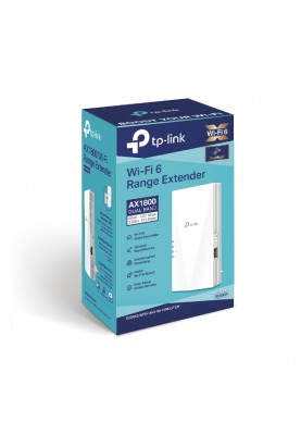 TP-Link Повторювач Wi-Fi сигналу RE600X AX1800 1хGE OneMesh