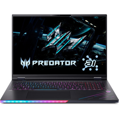 Acer Ноутбук Predator Helios 18 PH18-73 18" WQXGA IPS, Intel U9-275HX, 32GB, F1TB, NVD5080-16, Lin, чорний