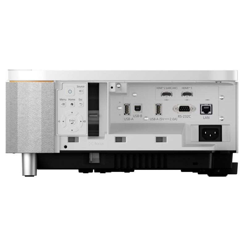 Epson Проєктор ультракороткофокусный EH-QS100W UHD, 4500 lm, LASER, 0.16,  білий