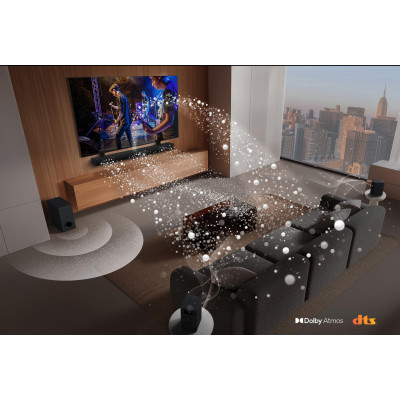 LG Саундбар S70TR 500Вт, 5.1.1, BT, HDMI-ARC, USB, саб, Dolby Atmos