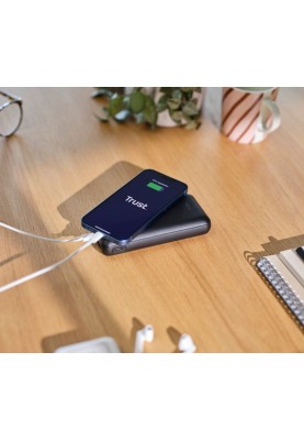 Trust Акумулятор портативний літій-іонний Power Bank Redoh, 20000мА·рік, USB-A/2хUSB-C, 18W, QC 3.0, PD, чорний