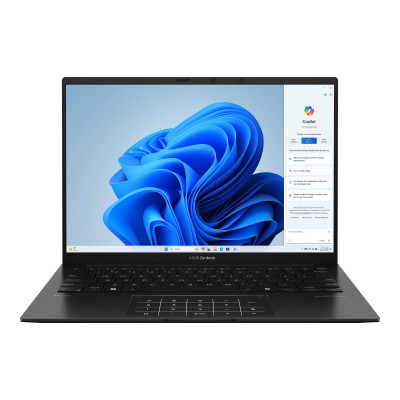 ASUS Ноутбук Zenbook 14 UM3406HA-PP025X 14" 3K OLED, AMD R7-8840H, 16GB, F1TB, UMA, Win11P, Чорний