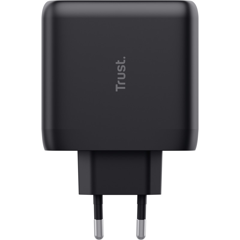Trust Зарядний пристрій мережевий Maxo 65Вт, 2xUSB-C PD, чорний