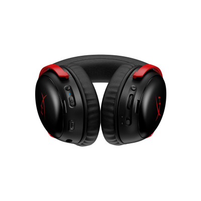 HyperX Гарнітура ігрова Cloud III S, WL/USB-A/USB-C, чорно-червоний