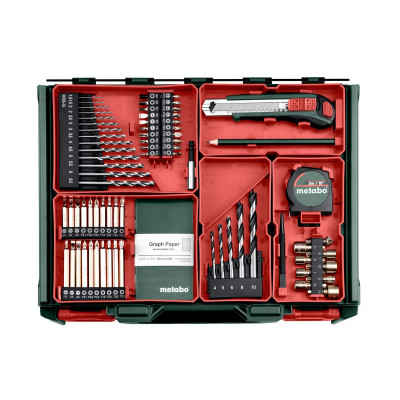 Metabo Шурупокрут-дриль акумуляторний Metabo BS 18 Set 18В 2х2А·рік 24·48Нм 0-450·0-1600об·хв 1.3кг Metabo Шурупокрут-дриль акумуляторний Metabo BS 18 Set 18В 2х2А·рік 24·48Нм 0-450·0-1600об·хв 1.3кг