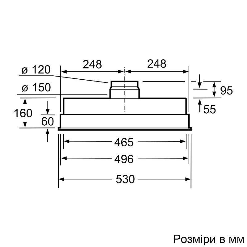 Siemens Витяжка вбудовувана LB55565