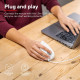 Trust Миша Verto Ergonomic, USB-A, Білий