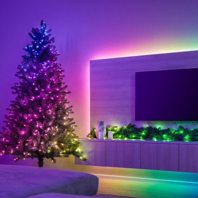 Twinkly Гірлянда Smart LED Twinkly Dots Lights RGB 200 IP44 10м прозорий кабель