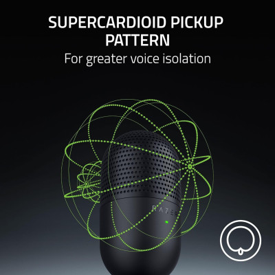 Razer Мікрофон геймінговий Seiren V3 Mini, Omni, USB-A, 1.2м, чорний Razer Мікрофон геймінговий Seiren V3 Mini, Omni, USB-A, 1.2м, чорний