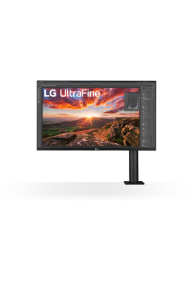 LG Монітор 31.5" 32UN880-B 2xHDMI, DP, USB-C, MM, IPS, 3840x2160, 95%DCI-P3, Pivot, HDR10
